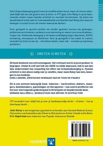 Fit! Bewegen voor een beter brein 9789079729135, Verzenden, Zo goed als nieuw, Eric Hagerman