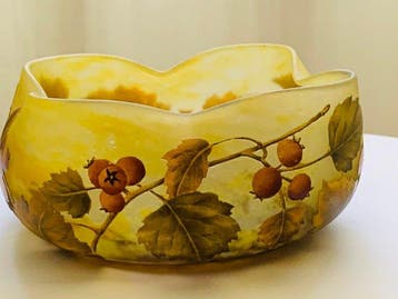 Daum Frères - Schotel - Glas, Antiek en Kunst