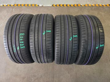 235/35/19 91Y PIRELLI ZOMERBANDEN 6,7MM PROFIEL 4X, Gebruikt, 235 mm, Band(en), Personenwagen