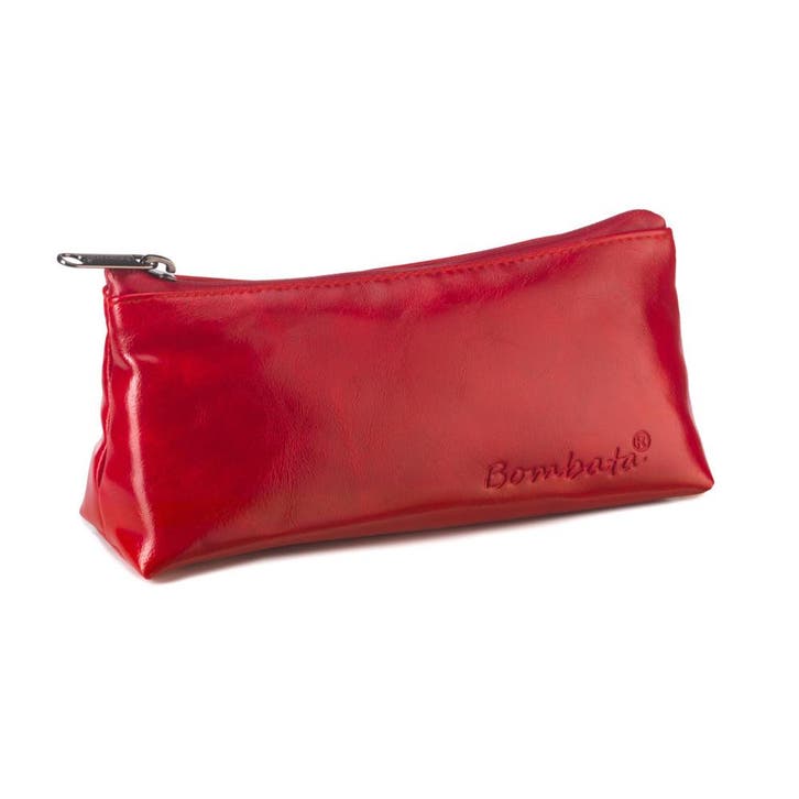 Bombata Evolution Triangular Etui - Kunstleer - Rood, Diversen, Schoolbenodigdheden, Nieuw, Verzenden