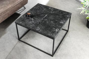 Moderne salontafel ARCHITECTURE 60cm grafiet metalen frame -, Huis en Inrichting, Ophalen of Verzenden, Nieuw