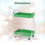 LIVSK kerstrendier opbergkar - Twee verdiepingen - Speelse h, Verzenden, Nieuw