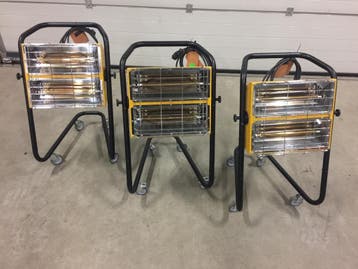 3 Kw Master Infrarood heater, 230V (3 stuks voorradig), Ophalen of Verzenden, Gebruikt, 800 watt of meer, Kachel
