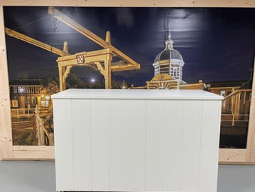 Steigerhouten Balie / Toonbank op Maat - Direct Leverbaar, Overige materialen, 75 cm of meer, Ophalen of Verzenden, Industrieel