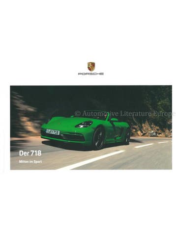 2021 PORSCHE 718 BOXSTER | CAYMAN HARDCOVER BROCHURE DUITS, Boeken, Nieuw, Porsche, Author
