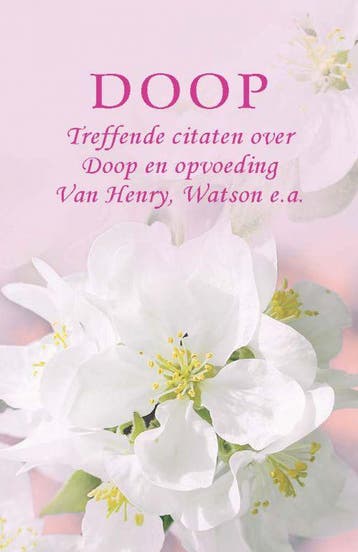 DOOP - Thomas Watson 9789462784116, Boeken, Godsdienst en Theologie, Verzenden, Gelezen, Thomas Watson