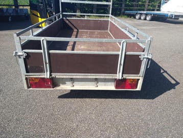 Bakwagen 750kg ongeremd 2-asser, Ophalen of Verzenden, Gebruikt