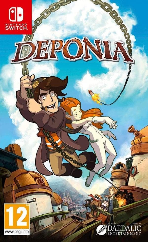 Switch Deponia, Spelcomputers en Games, Spelcomputers | Nintendo Switch, Zo goed als nieuw, Verzenden