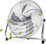 Vloerventilator - 51 cm - Industriele ventilator - Zilver -, Verzenden, Zo goed als nieuw