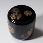 Fijn lariks hout goud maki-e en raden-inleg zwarte, Antiek en Kunst