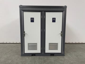 Veiling - RTE sanitairunit dubbele toiletcabine 205x128x230c, Nieuw