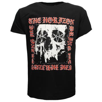 Bring Me The Horizon Metal Logo Skull T-Shirt, Kleding | Heren, T-shirts, Verzenden, Nieuw
