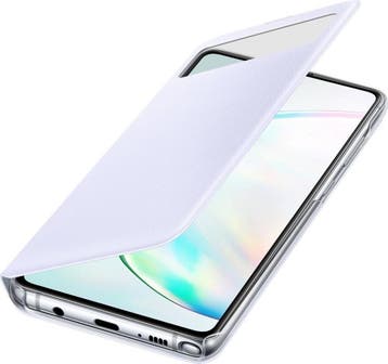 Samsung S View Wallet Hoesje - Samsung Note10 Lite - Wit, Ophalen of Verzenden, Nieuw