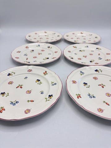 Villeroy & Boch - petit fleur - Ontbijtbord (6) - petit