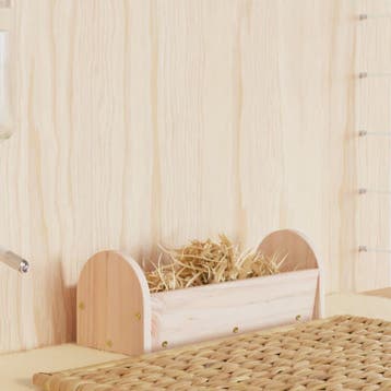 vidaXL Hooiruif voor konijnen 28x10x10 cm massief vurenhout, Dieren en Toebehoren, Verzenden, Nieuw