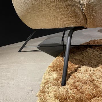 Fauteuil Dutchz 202 - Stof Okergeel - House of Dutchz, Nieuw, 75 tot 100 cm, Ophalen of Verzenden, Modern