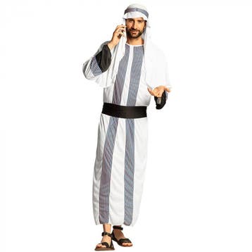Volwassenkostuum Sjeik Razi, Kleding | Heren, Carnavalskleding en Feestkleding, Ophalen of Verzenden, Nieuw