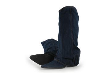 Sacha Laarzen in maat 39 Blauw, Hoge laarzen, Zo goed als nieuw, Sacha, Verzenden