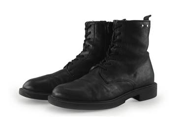 Linea Zeta Veterboots in maat 38 Zwart, Kleding | Dames, Verzenden, Zwart, Overige typen, Zo goed als nieuw