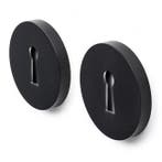 Deurbeslag | Sleutelrozet | Impresso (Aluminium, Zwart), Verzenden, Nieuw