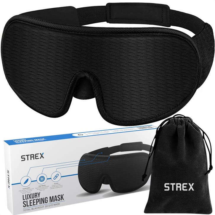 Strex Luxe Slaapmasker - 3D Ergonomisch - 100% Verduisterend, Sieraden, Tassen en Uiterlijk, Uiterlijk | Gezichtsverzorging, Nieuw