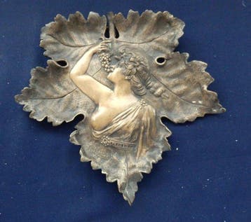 Vide-poche - Zware Bronzen Art Nouveau vide poche -