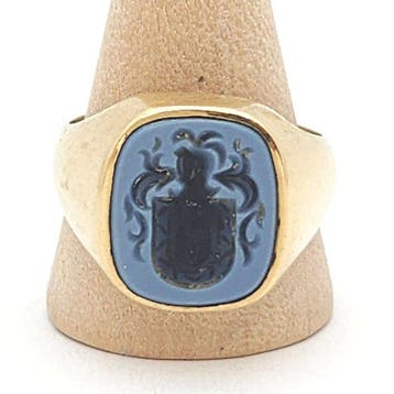Ring - 18 karaat Geel goud, Sieraden, Tassen en Uiterlijk, Nieuw