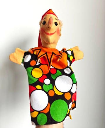 Marionet - Steiff - Textiel, Katoen, Bont, Metaal -, Antiek en Kunst