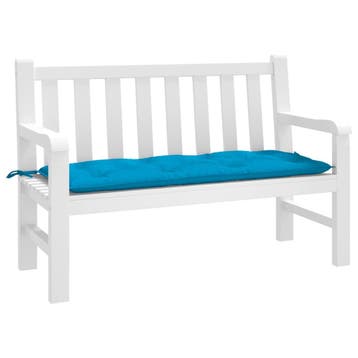 vidaXL Tuinbankkussen 120x50x7 cm oxford stof lichtblauw, Verzenden, Nieuw, Blauw