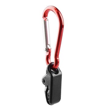 Karabijnhaak met handdoekclip - Outdoor, Caravans en Kamperen, Ophalen of Verzenden, Nieuw