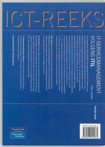 IT-servicemanagement volgens ITIL / 2e editie / ICT-reeks, Boeken, Verzenden, Gelezen, P. Janssen