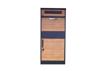 Pakketbrievenbus Antraciet | Staal 50x38x112cm | Nieuw |..., Tuin en Terras, Brievenbussen, Staal, Staande brievenbus, Nieuw, Ophalen of Verzenden
