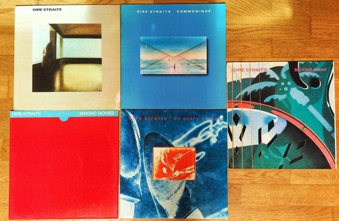 Dire Straits - LP - 1ste persing, Vertigo Space Ship labels, Cd's en Dvd's, Vinyl Singles