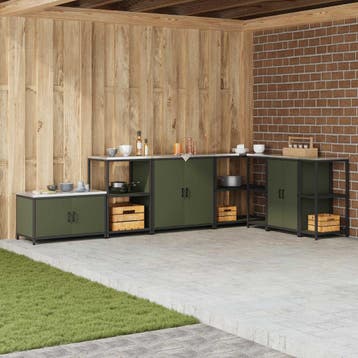 Opbergkast Industrieel Groen | Laatste Stuk!, Huis en Inrichting, Gebruikt, Minder dan 100 cm, Groen, 50 tot 75 cm