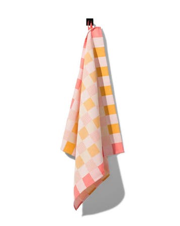 HEMA Theedoek 65x65 katoen met ruiten, Verzenden