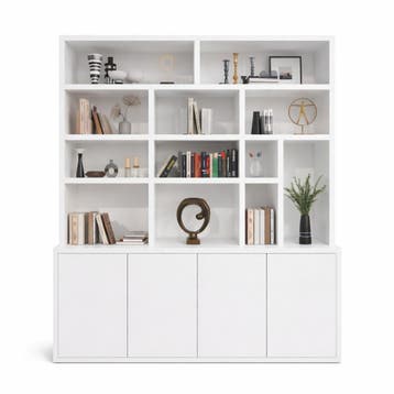 Showroommodel: vakkenkast Kingbridge -  200x35/45x262, Huis en Inrichting, Verzenden, Nieuw