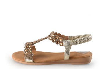 Dolcis Sandalen in maat 38 Goud, Dolcis, Overige kleuren, Verzenden, Sandalen of Muiltjes