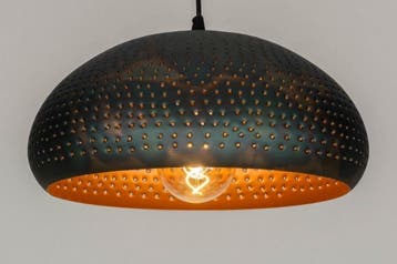 Rietveld Hanglampen - Zwart, Bruin, Meerkleurig, Koper - Met, Verzenden, Nieuw