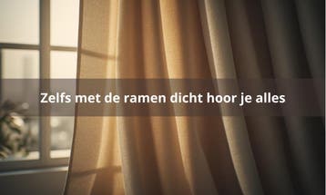 Zelfs met de ramen dicht hoor je alles, Nieuw