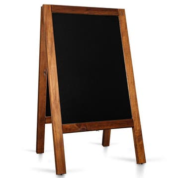 Krijtstoepbord | PRO | Hout | Bruin | Extra Zwaar +, Verzenden, Nieuw in verpakking
