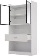 Curiosavitrinekast met LED, Verzenden, Nieuw