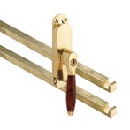 Kruk-espagnolet afsluitbaar Bonton Bubinga rechts messing, Verzenden, Nieuw