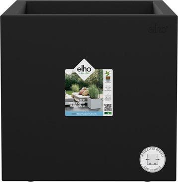 Elho Vivo Next Vierkant 30 Plantenbak Living Black — Zeer, Nieuw