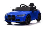 BMW M4, 12 volt elektrische kinderauto, Leder zitje, Rubbere, Ophalen of Verzenden, Nieuw