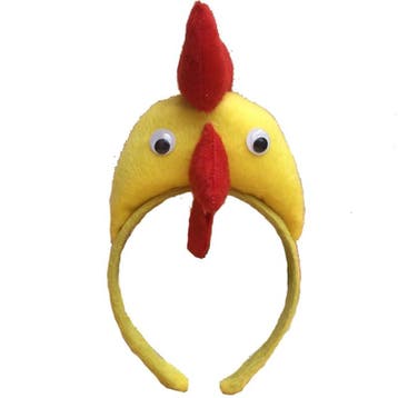 Kip Diadeem - Haan Verkleedkleren - Outfit Carnaval Accessoi, Verzenden, Nieuw