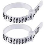 Fako Bijoux - 2x Ringmaat Meter - Ring Vinger, Verzenden, Nieuw