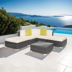 Rotanlounge met aluminium frame Paris - grijs, Verzenden, Nieuw