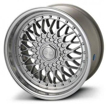 Velgen Dare DR-RS Zilver Chrome Boutjes 8.0x15 4x100 ET15, Ophalen of Verzenden, Nieuw