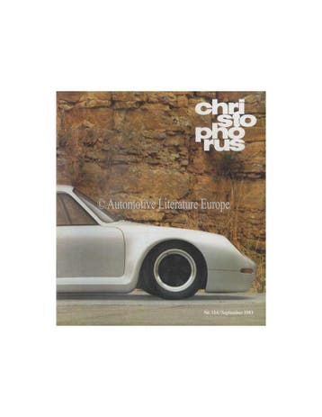 1983 PORSCHE CHRISTOPHORUS MAGAZINE 184 DUITS, Nieuw, Porsche, Author