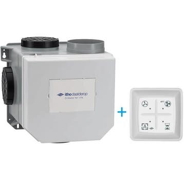 Itho Daalderop CVE-S ECO 375 m³/h incl. RTF Auto  Perilex, Verzenden, Nieuw